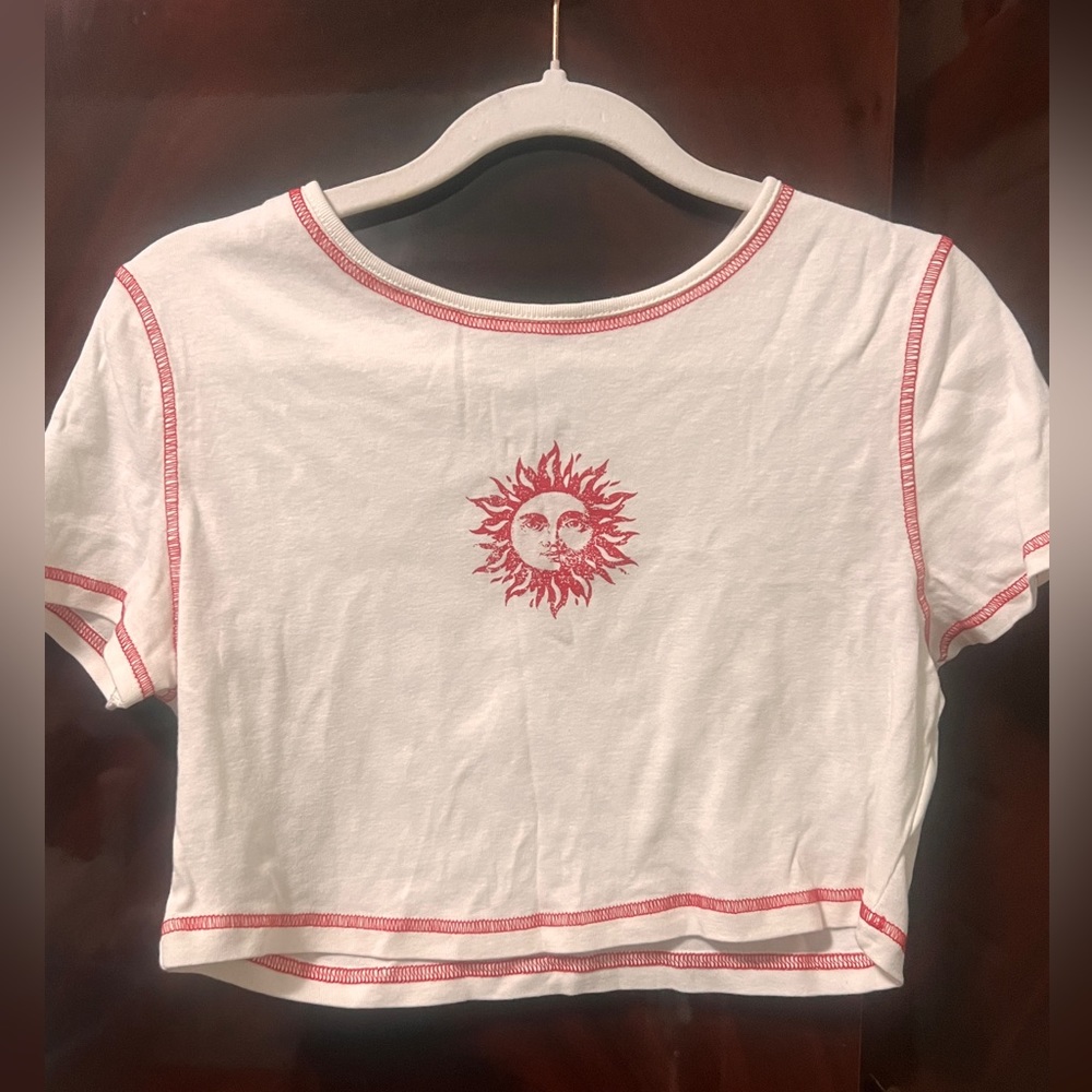 H&M SUN CROP TOP SIZE L 🌞